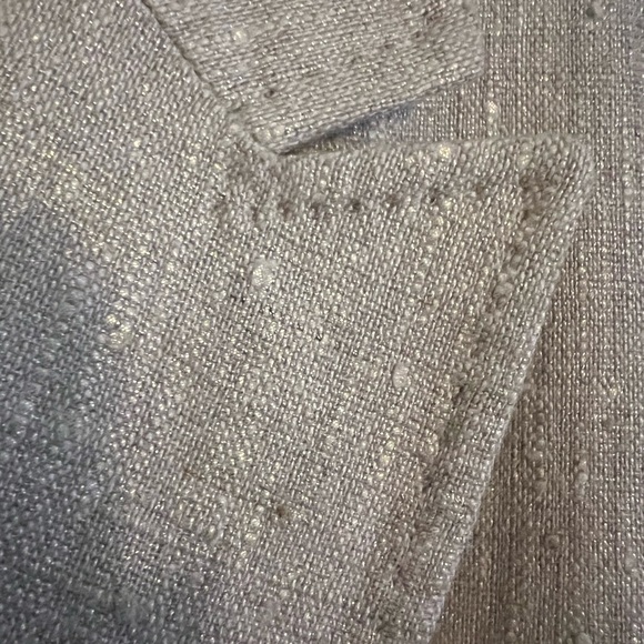 J. Crew Women's Metallic 2-Button Blazer Size: 6 MSRP $125.00 - Picture 4 of 8